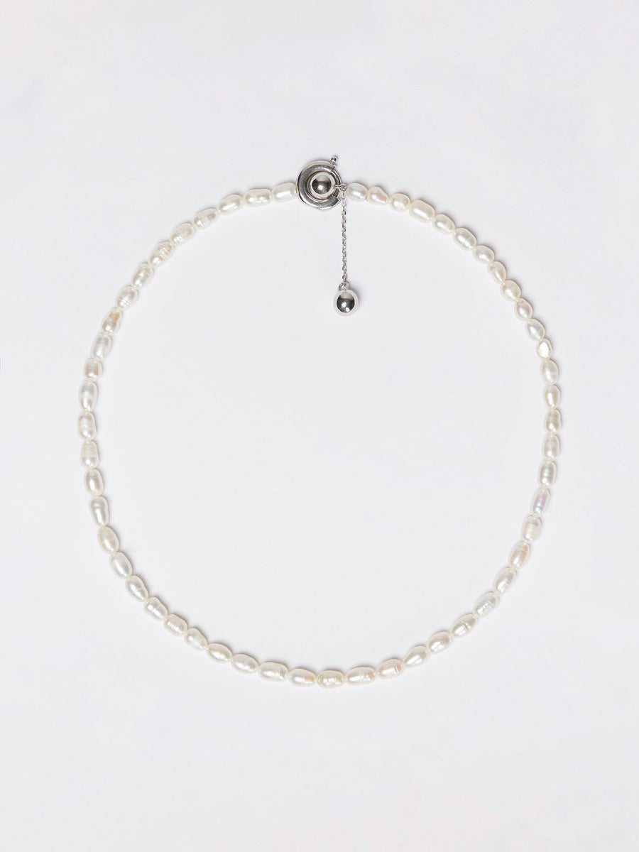 Saylor Pearl and Palladium-Plated Necklace