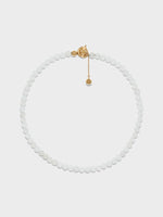 Saylor White Jade and 18kt Gold-Plated Necklace - Image 3