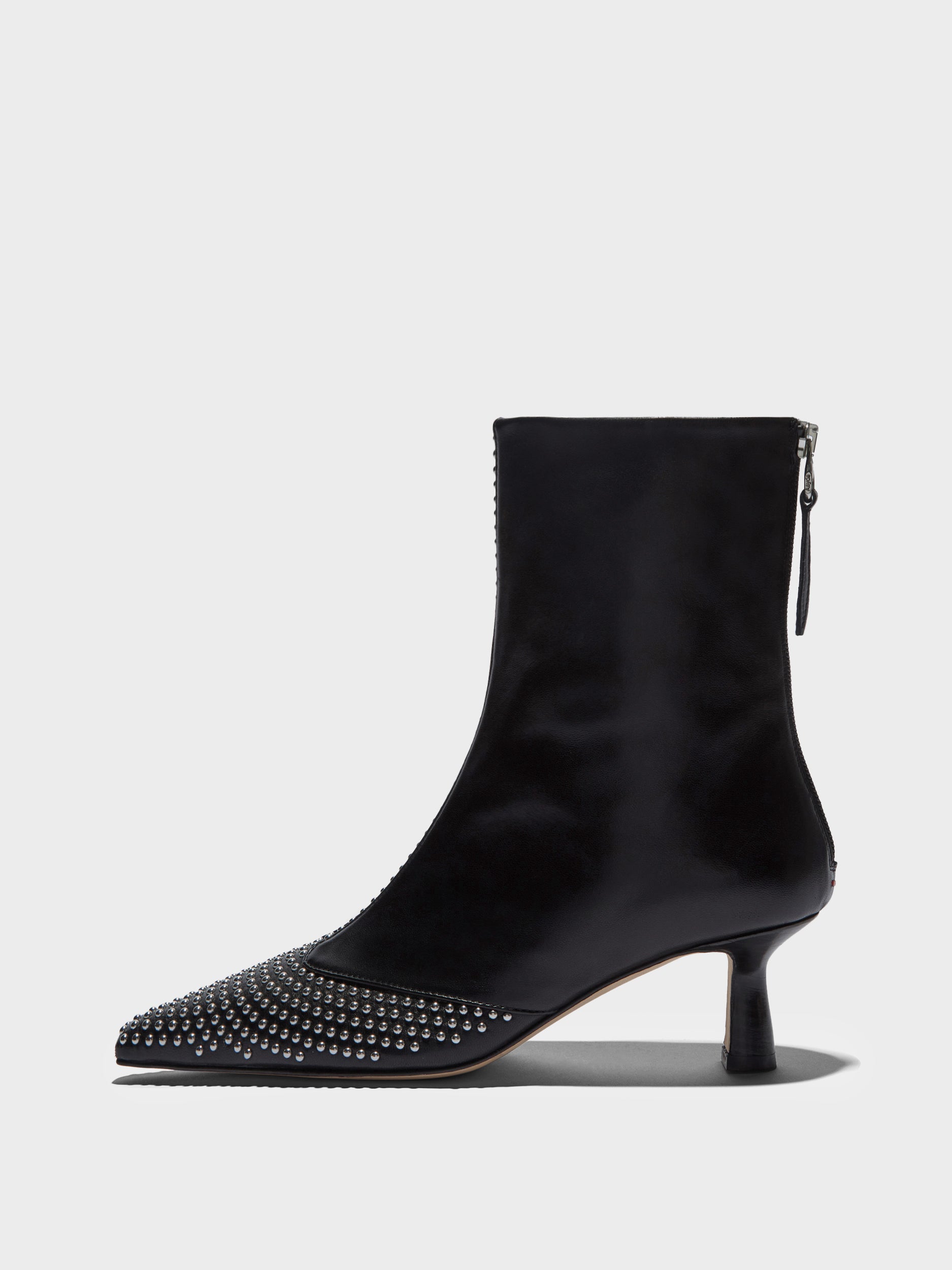 Sila Mini Stud Leather Boots - Image 1