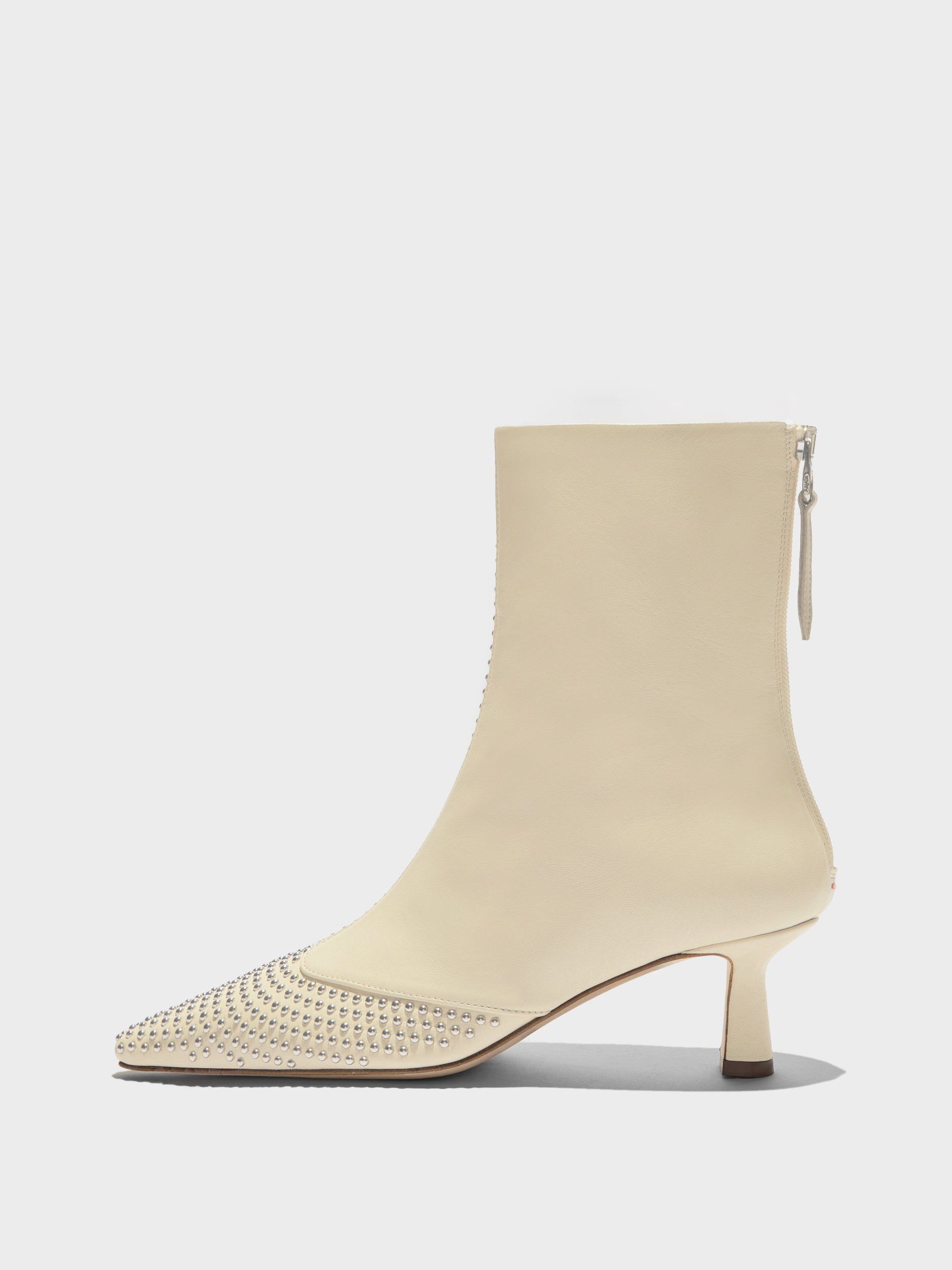 Sila Mini Stud Leather Boots - Image 1