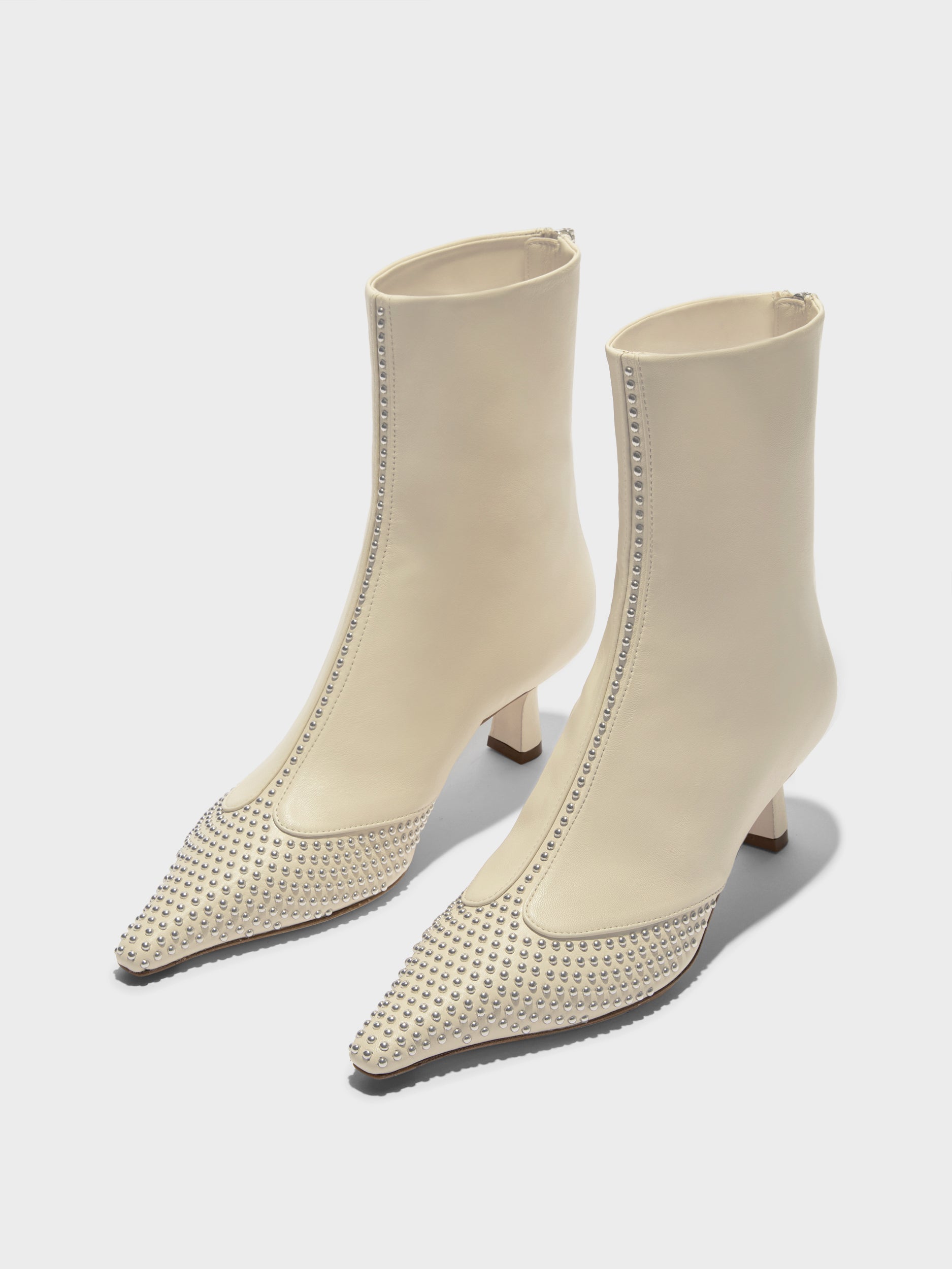 Sila Mini Stud Leather Boots - Image 3