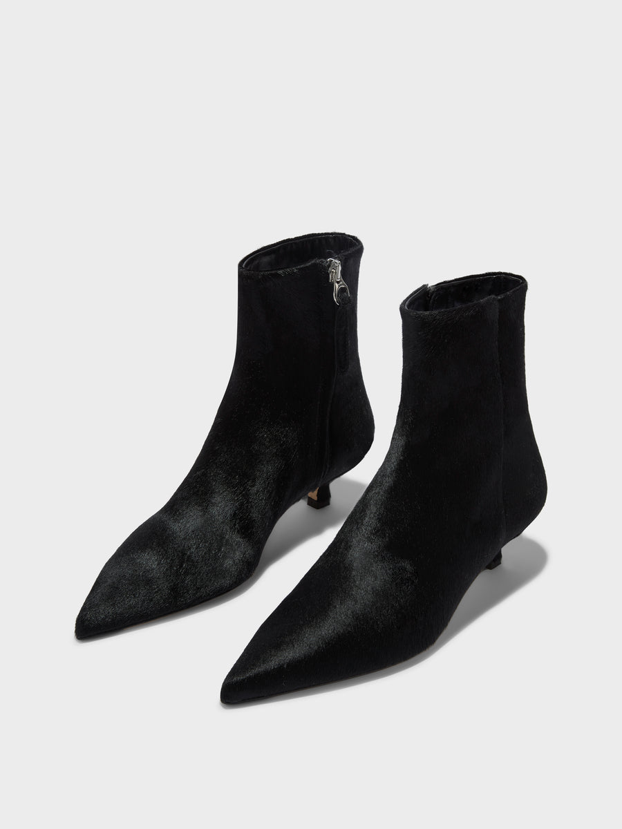 Sofie Ponyhair Ankle Boots