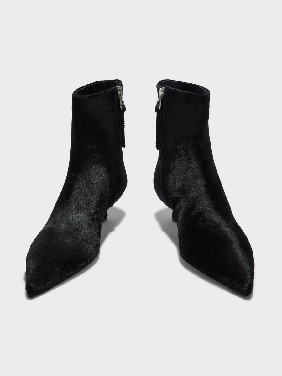 Sofie Ponyhair Ankle Boots
