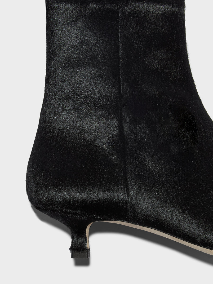 Sofie Ponyhair Ankle Boots