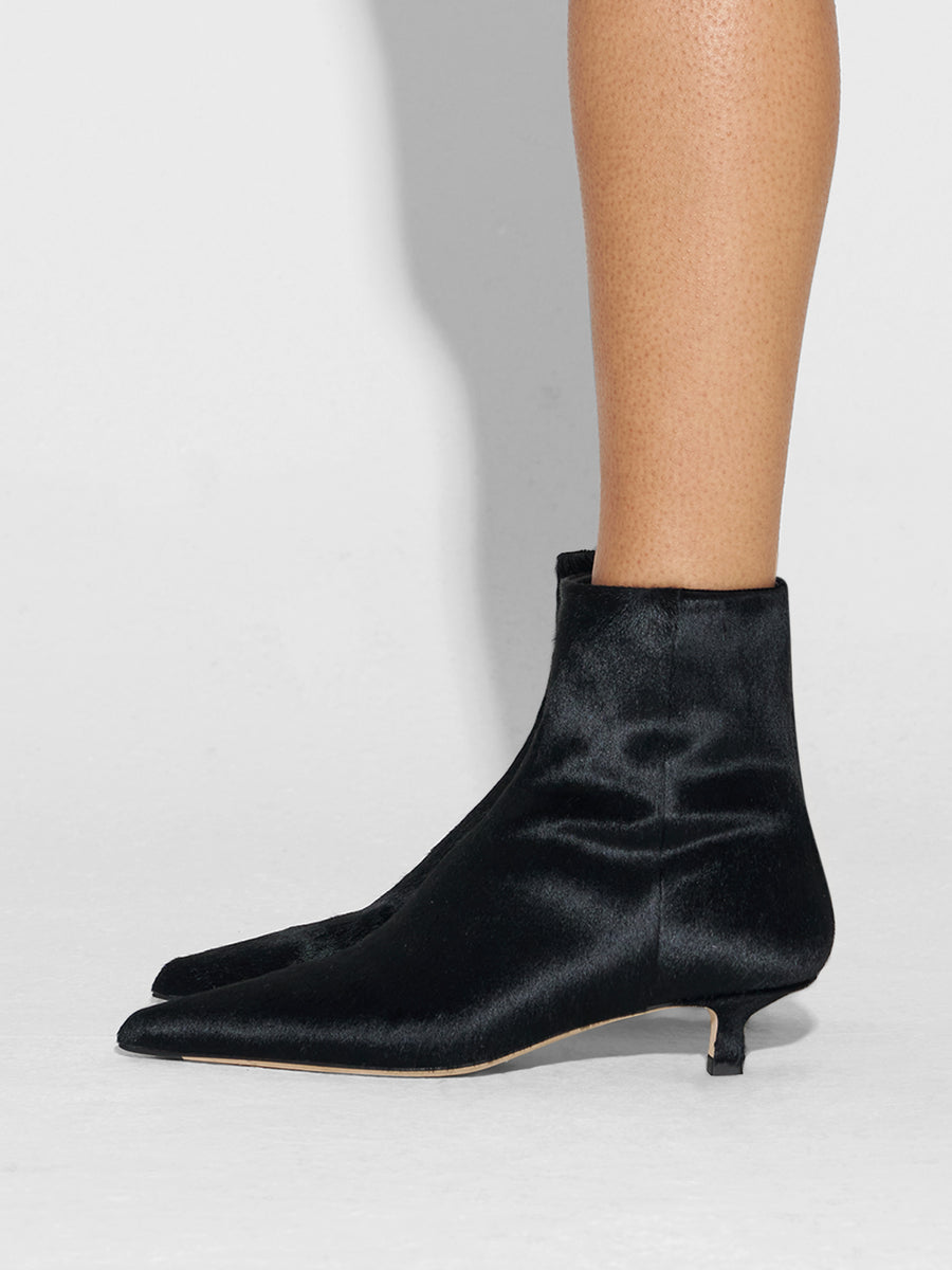 Sofie Ponyhair Ankle Boots