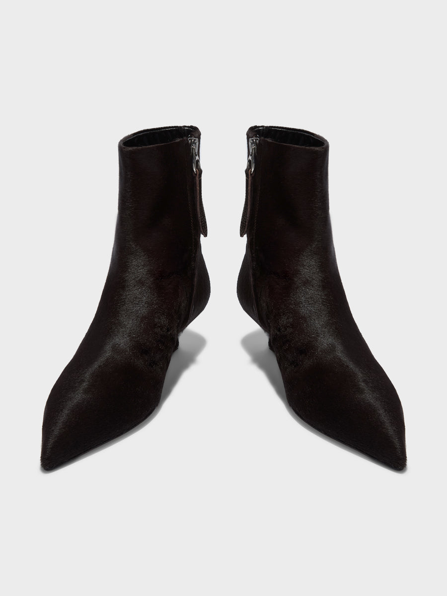 Sofie Ponyhair Ankle Boots