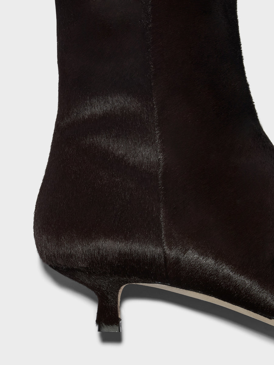 Sofie Ponyhair Ankle Boots