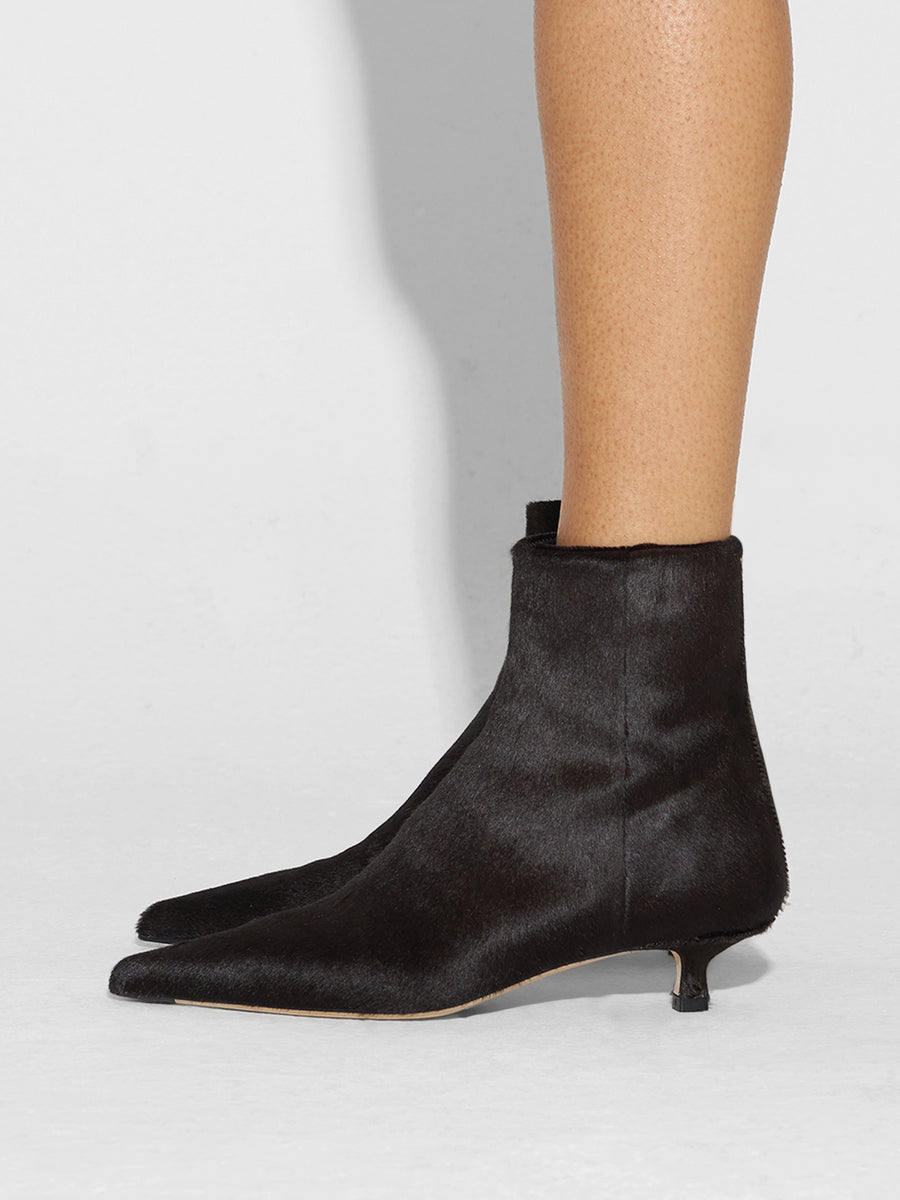 Sofie Ponyhair Ankle Boots