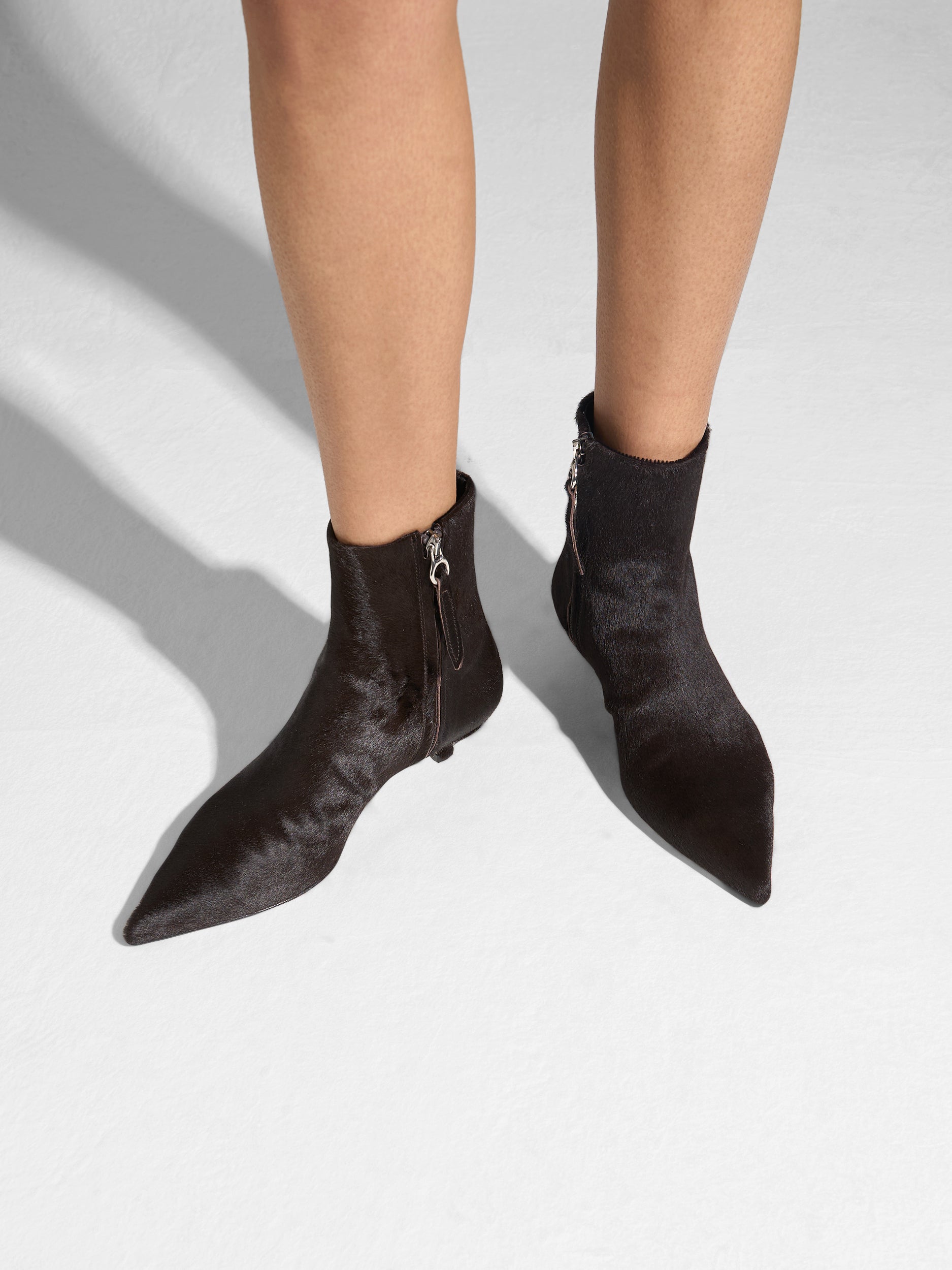 Sofie Ponyhair Ankle Boots - Image 2