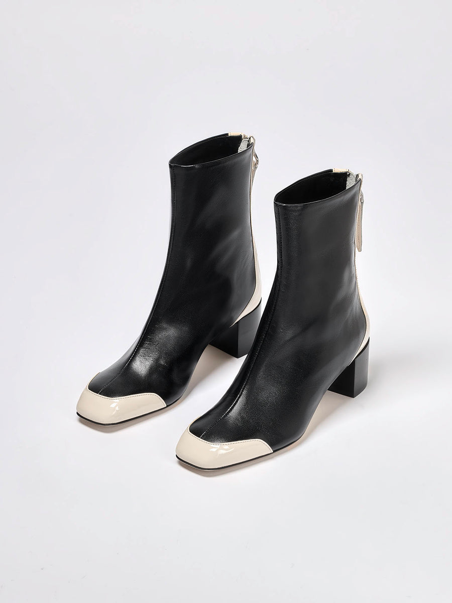 Suki Black/Creamy Nappa/Patent