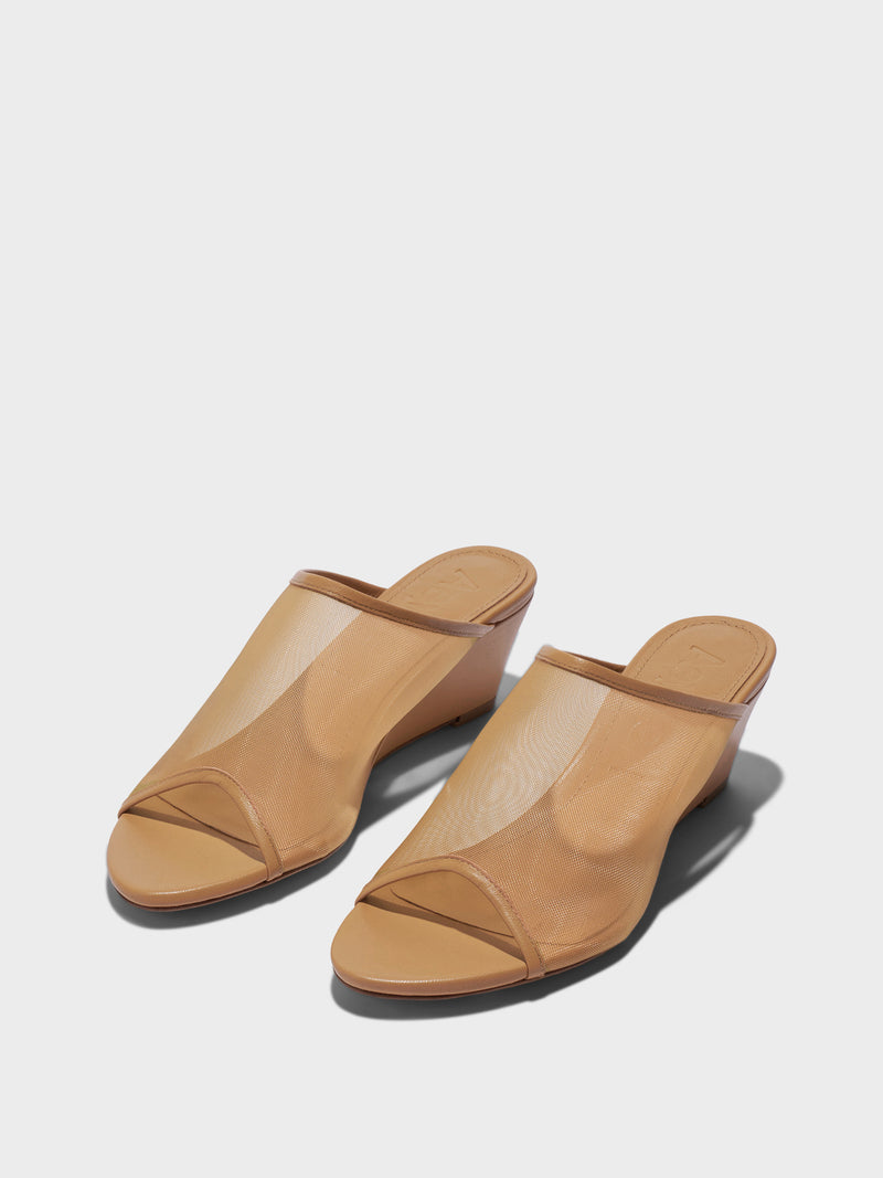 Suzanne Mesh Wedge Sandals