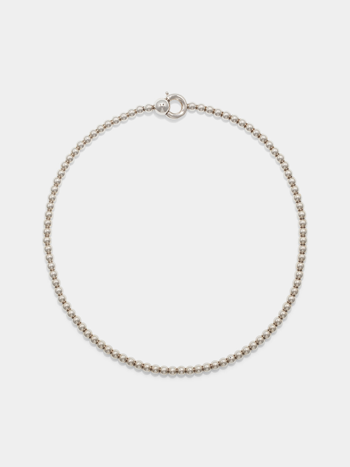 Syd Ball Chain Palladium-Plated Necklace - Image 1