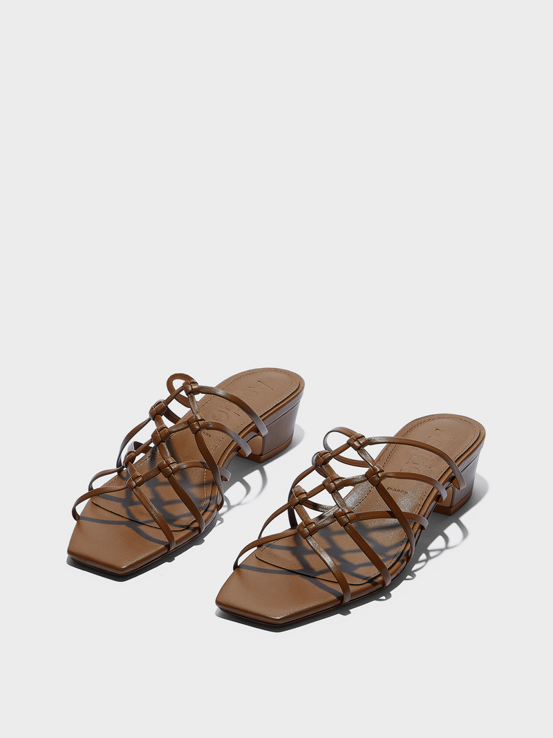 Talha Square-Toe Sandals