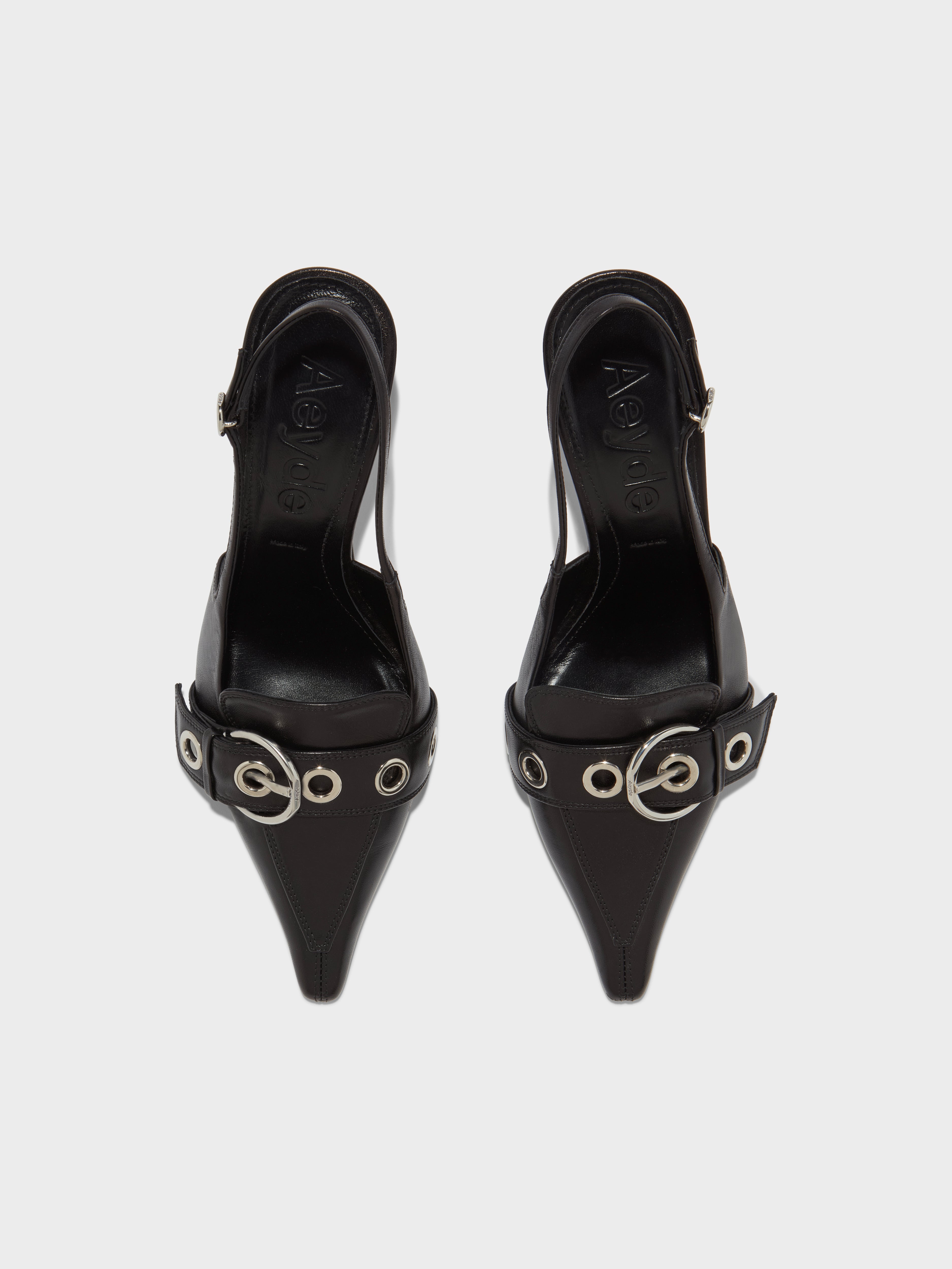 Tara Eyelet Pumps - Image 5