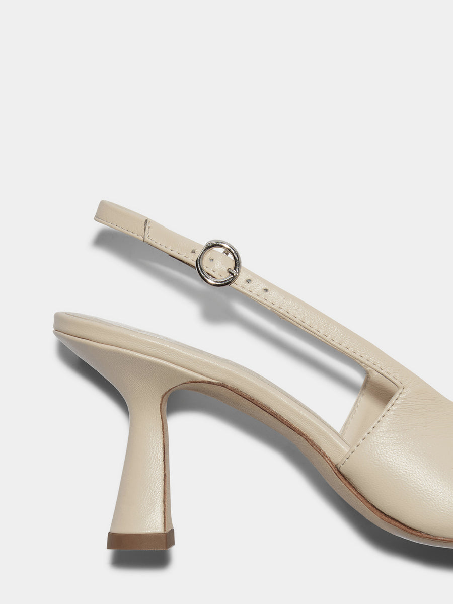 Tara Leather Slingback Pumps