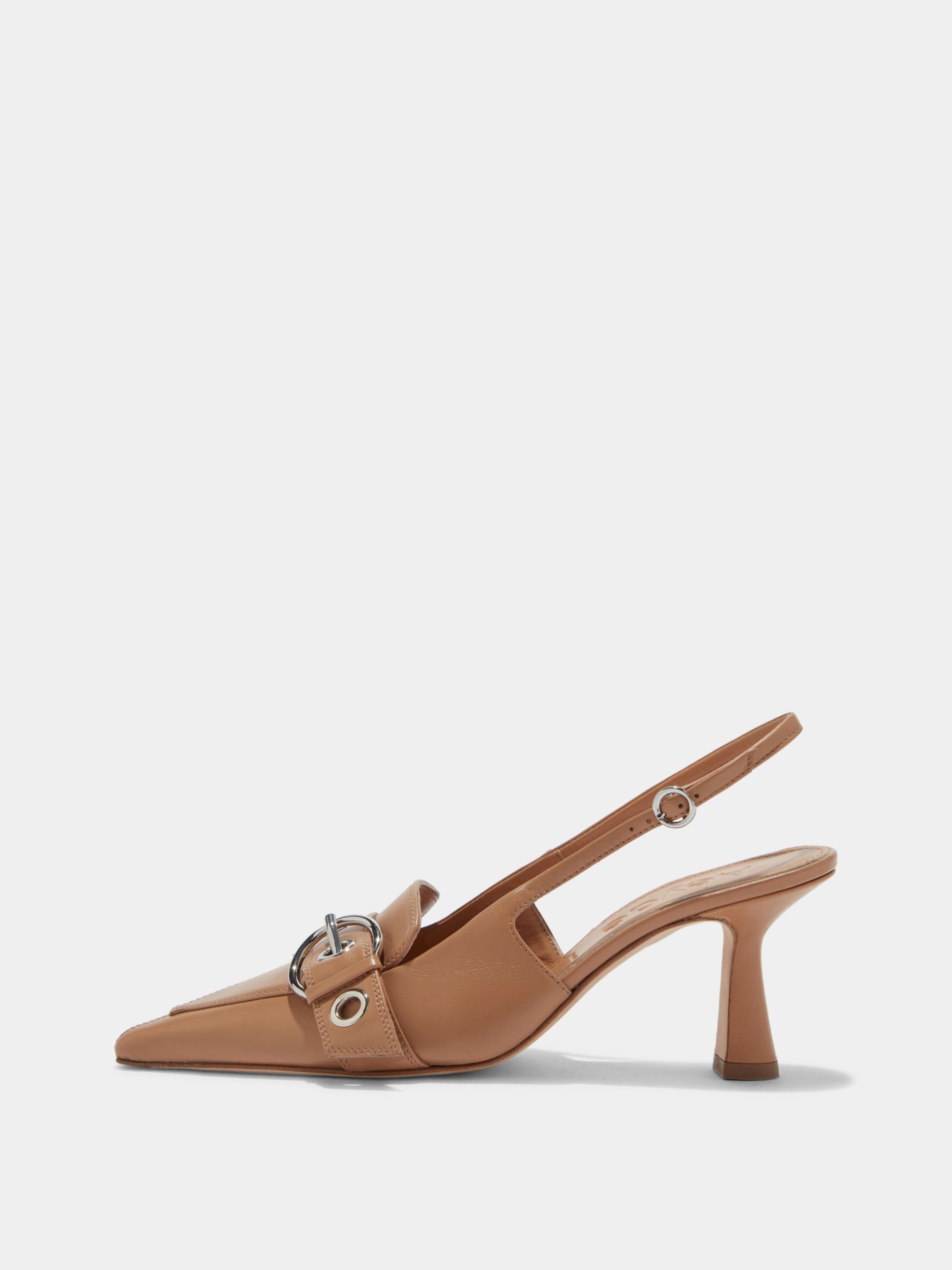 Tara Leather Slingback Pumps - Image 1