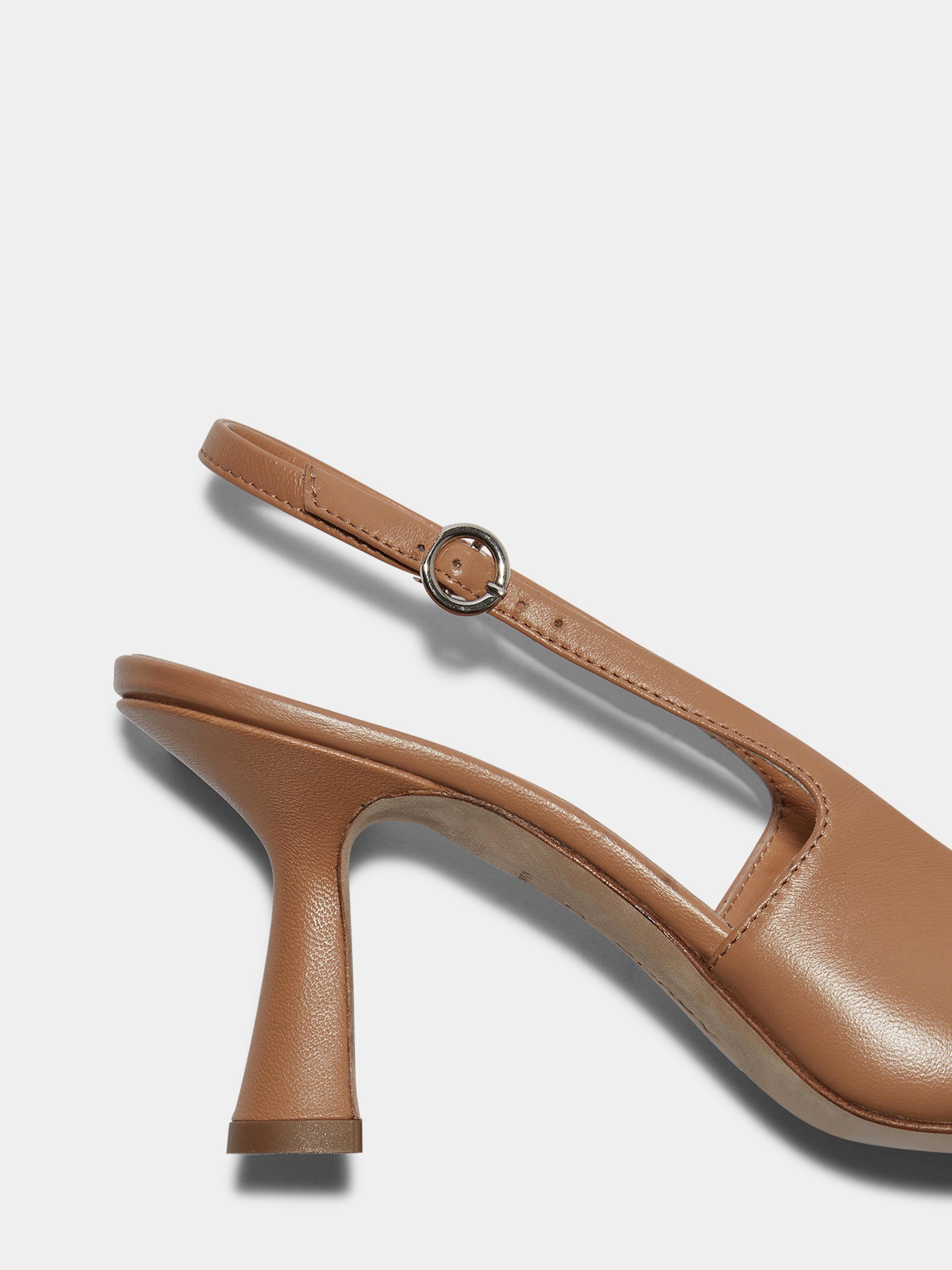 Tara Leather Slingback Pumps - Image 4