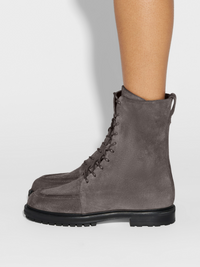 Tate Suede Lace-Up Ankle Boots