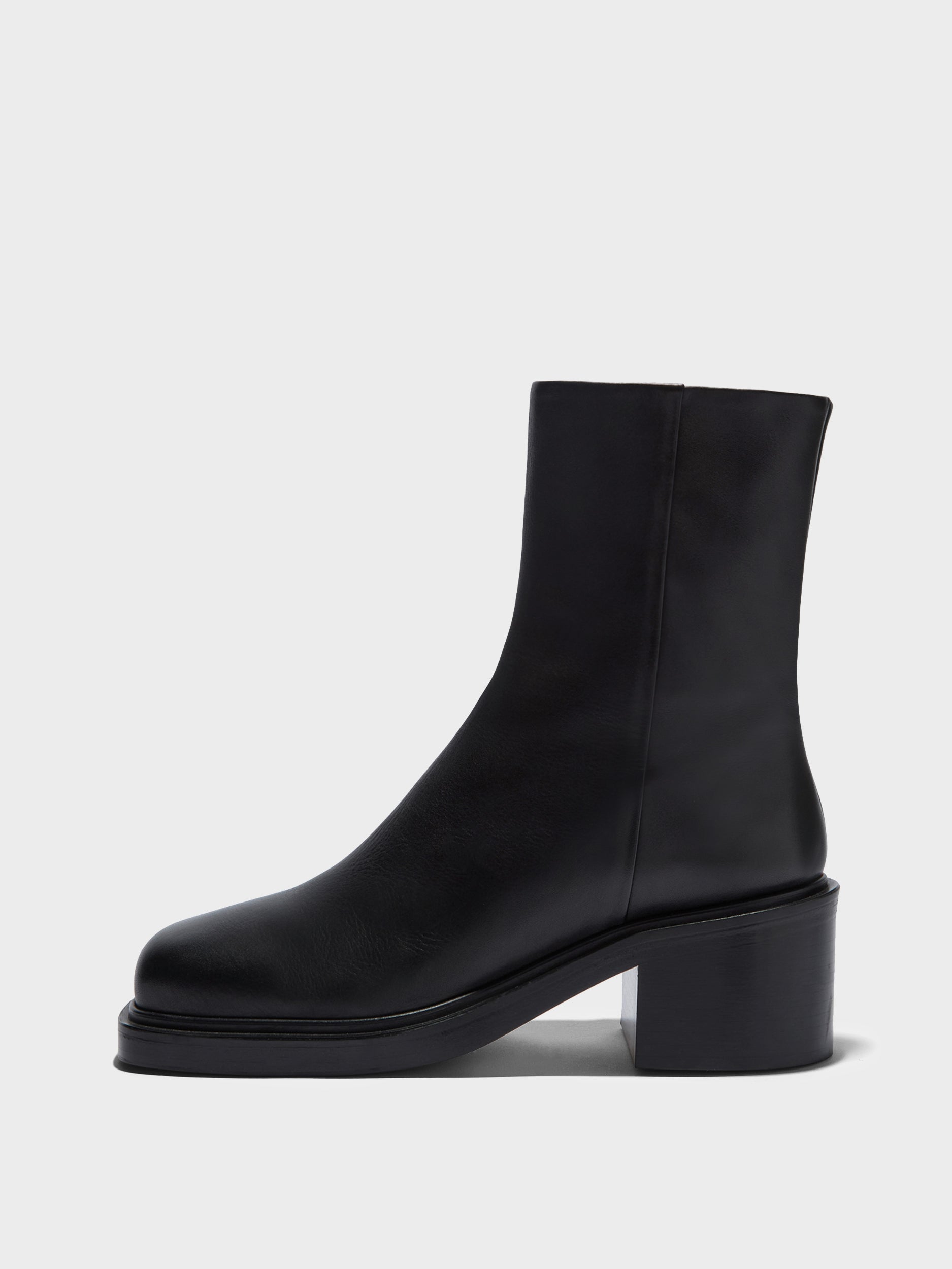 Teddy Block Heel Boots - Image 1
