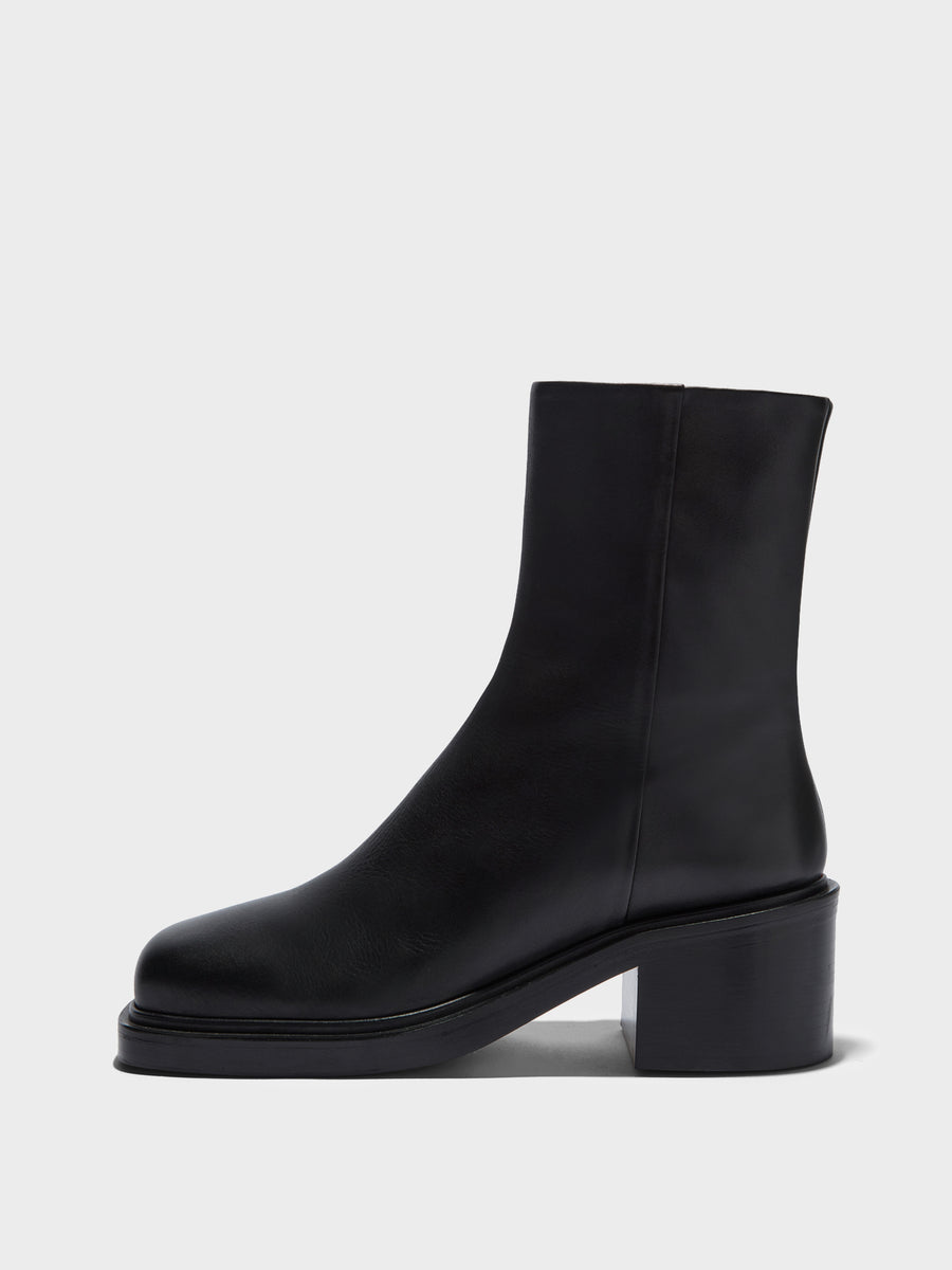 Teddy Block Heel Boots