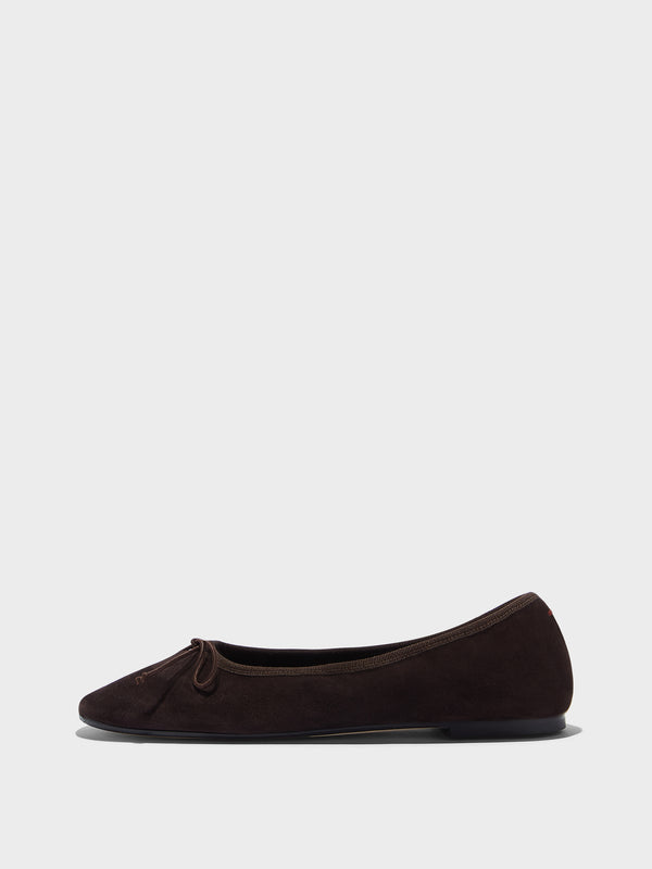 Tiby Suede Ballet Flats
