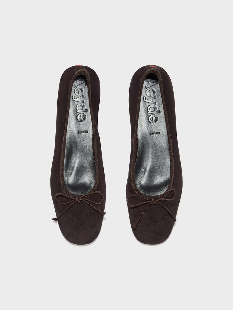 Tiby Suede Ballet Flats