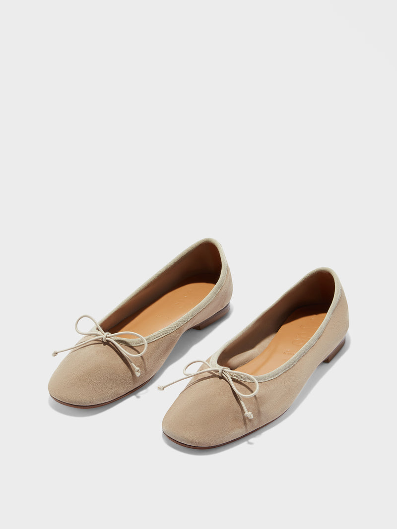Tiby Suede Ballet Flats