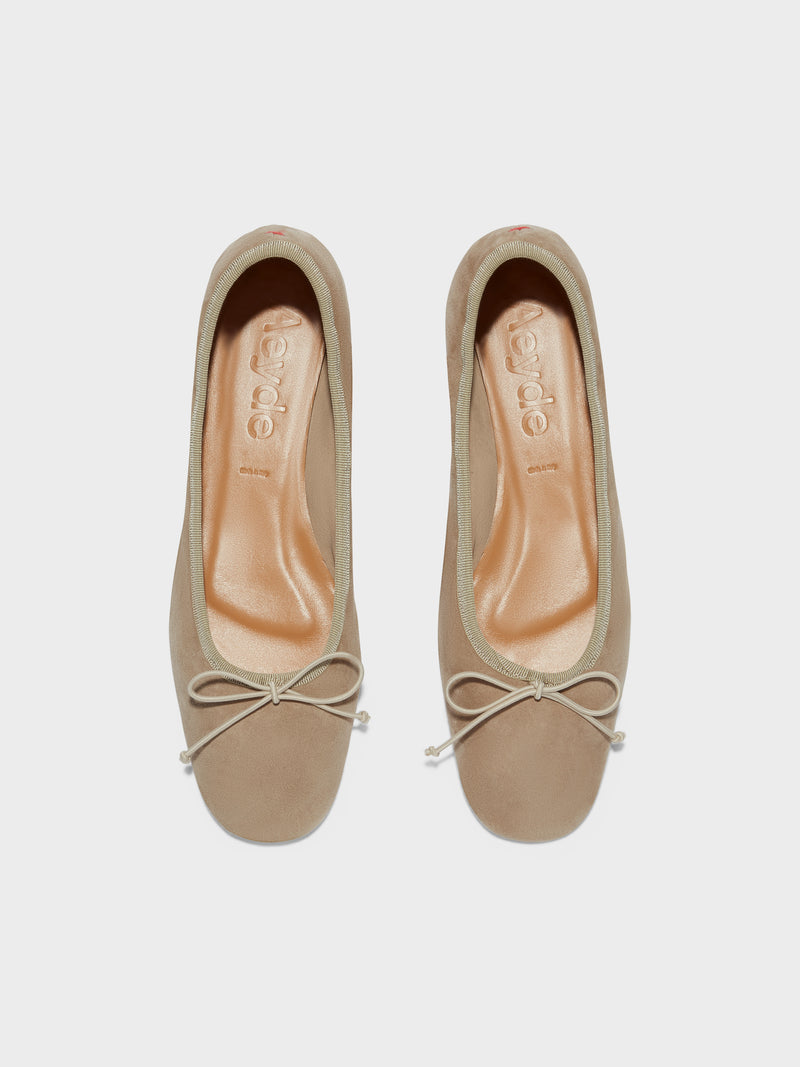 Tiby Suede Ballet Flats