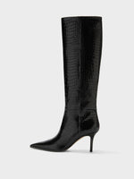 Tula Leather Knee-High Boots - Image 1