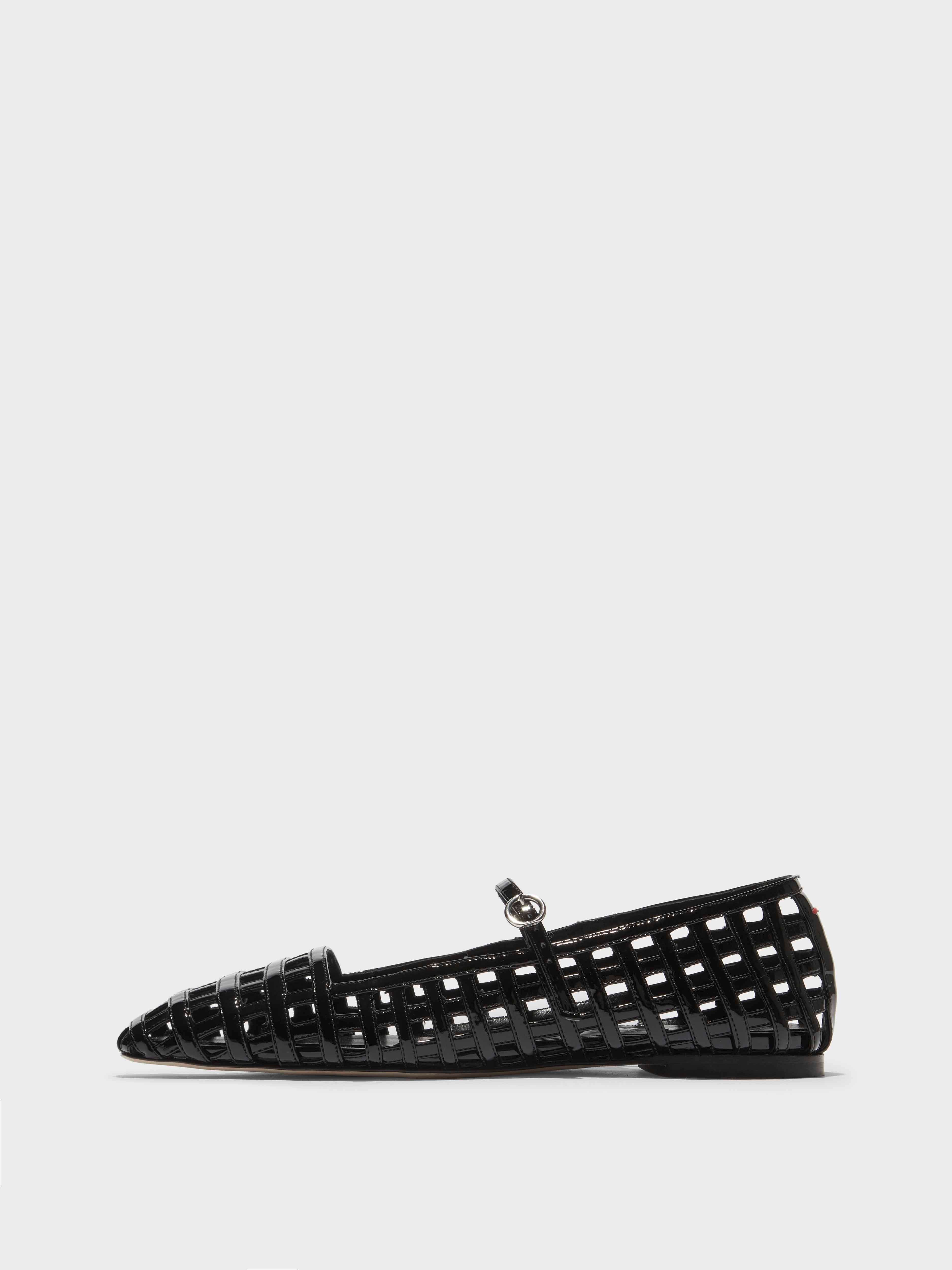 Uma Caged Mary-Jane Flats - Image 1