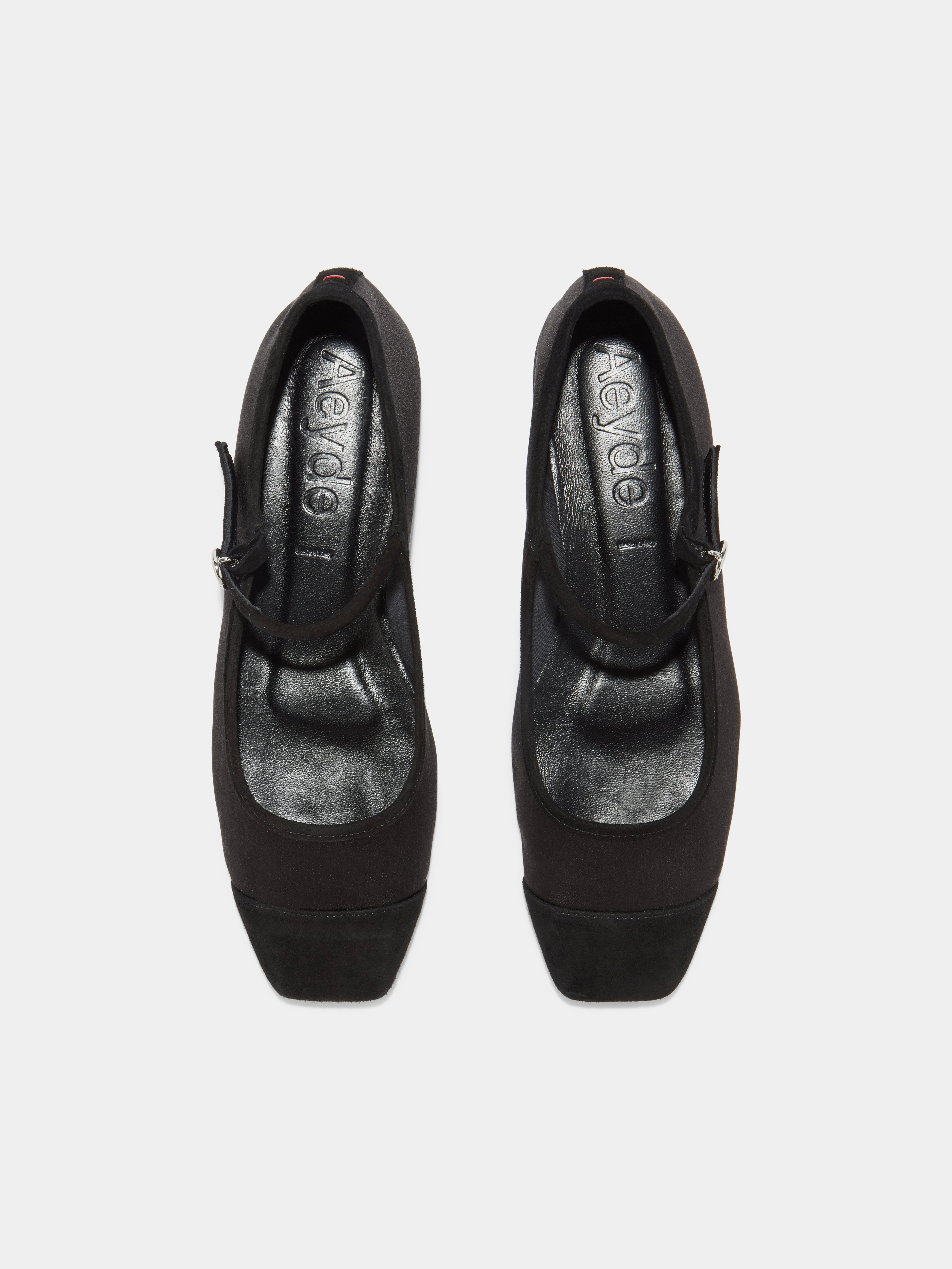 Uma Satin Toe-Cap Mary-Jane Flats - Image 5
