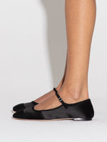 パンプス Aeyde \"Uma Eyelet\" Mary Jane Aeyde | UMA Black Mary Jane Flat