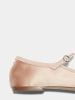 Uma Satin Toe-Cap Mary-Jane Flats - Image 4