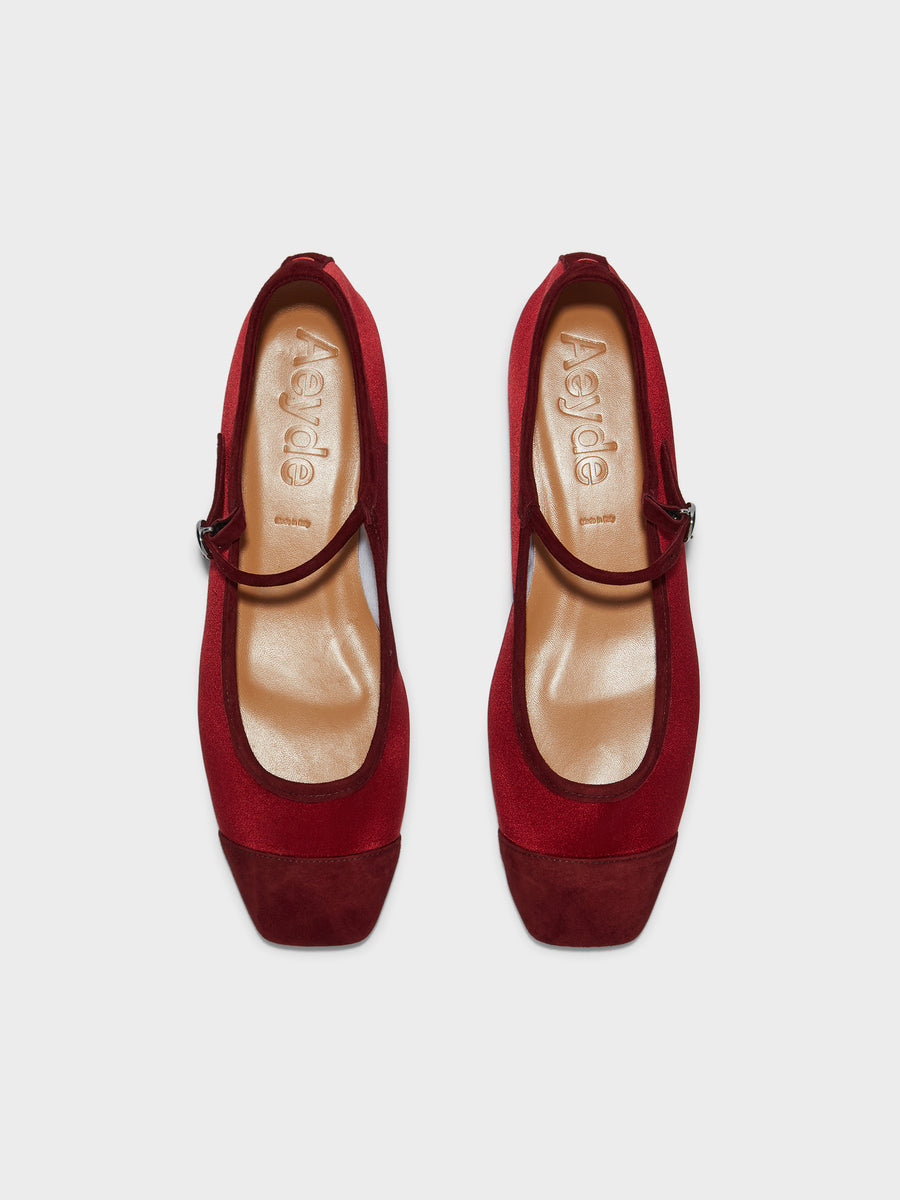 Uma Cap Satin Mary-Janes