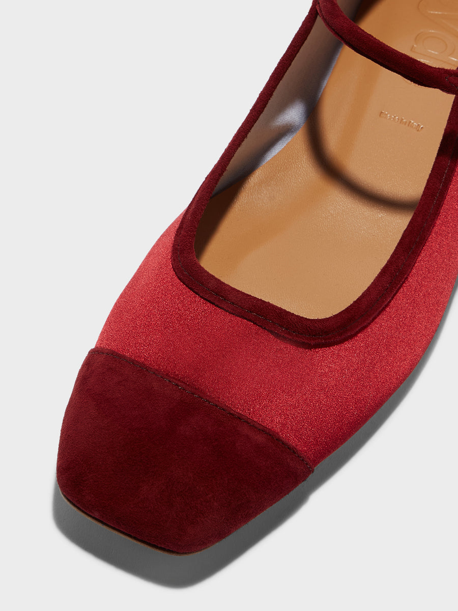 Uma Cap Satin Mary-Janes