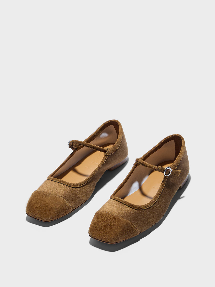 Uma Cap Satin Mary-Janes