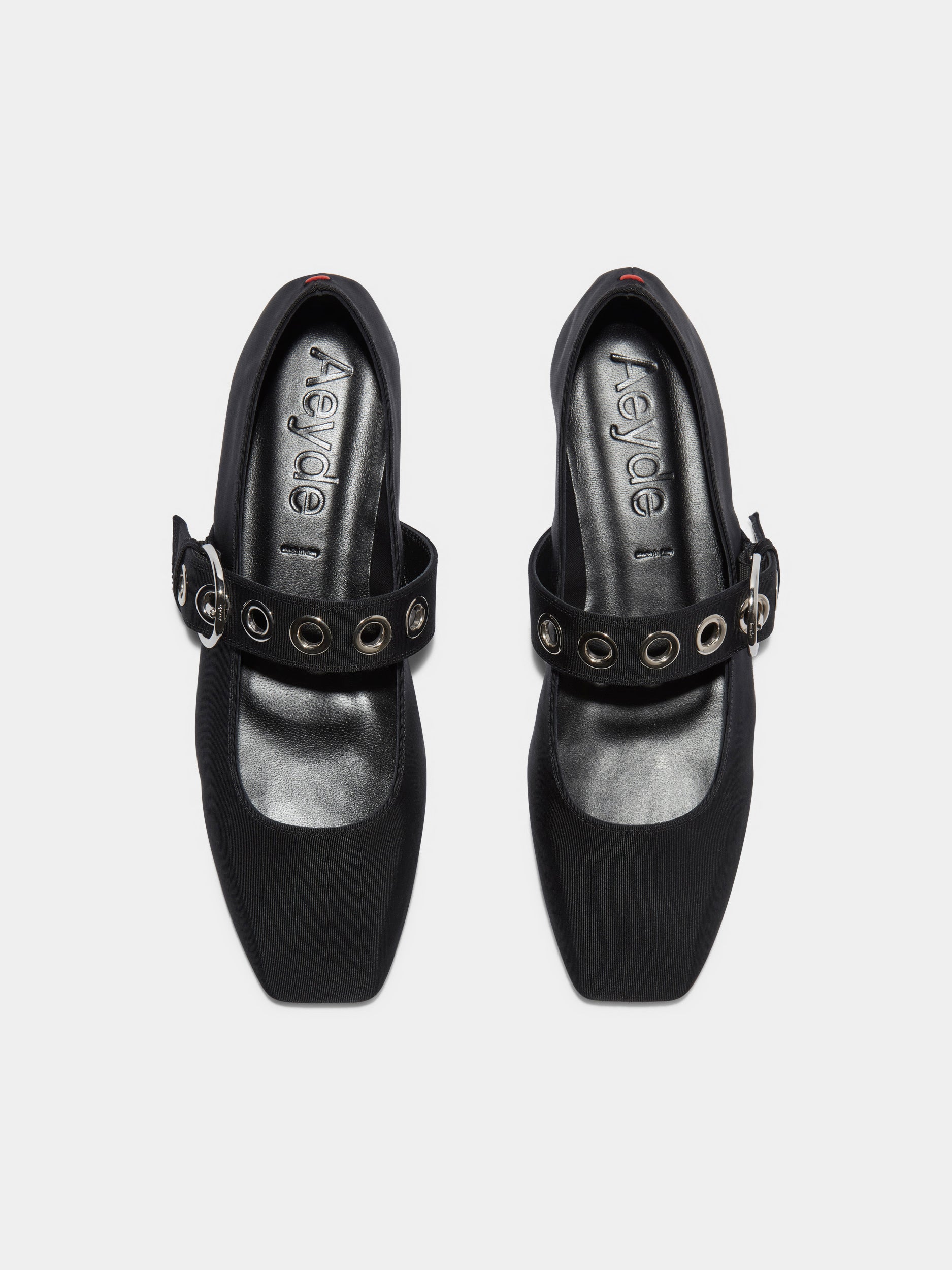 Uma Eyelet Grosgrain Mary-Jane Flats - Image 5