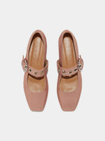 Uma Eyelet Grosgrain Mary-Janes Flats - Image 5