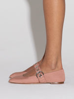 Uma Eyelet Grosgrain Mary-Janes Flats - Image 6