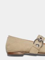 Uma Eyelet Grosgrain Mary-Jane Flats - Image 4