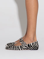 Uma Eyelet Ponyhair Mary-Janes - Image 6