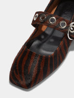 Uma Eyelet Ponyhair Mary-Janes - Image 3