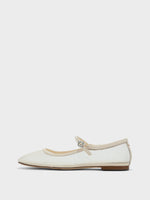 Uma Mesh Mary-Jane Flats - Image 1