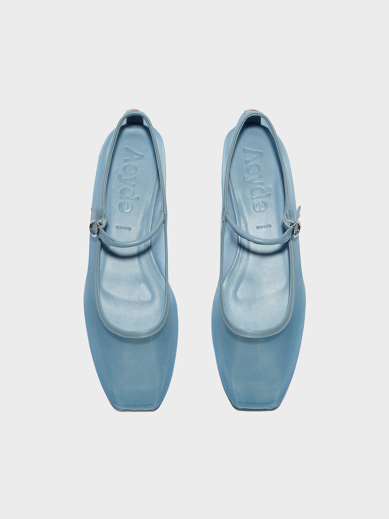 Uma Mesh Mary-Jane Flats