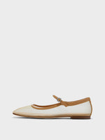Uma Mesh Mary-Jane Flats - Image 1