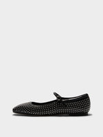 Uma Mini Stud Leather Mary-Jane Flats - Image 1