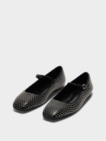 Uma Mini Stud Leather Mary-Jane Flats - Image 2
