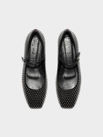Uma Mini Stud Leather Mary-Jane Flats - Image 5