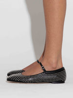 Uma Mini Stud Leather Mary-Jane Flats - Image 6