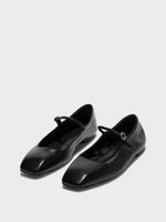 フラットシューズ aeyde Uma Ballerinas - Aeyde - Leather - Silver Aeyde | UMA Silver Mary Jane Flat